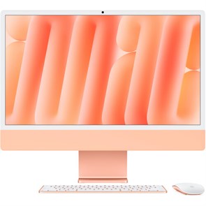 Моноблок iMac 24" 2024 Retina 4,5K (M4 10C CPU, 10C GPU) 16Gb, 256Gb SSD Orange, оранжевый (MWV83) MWV83