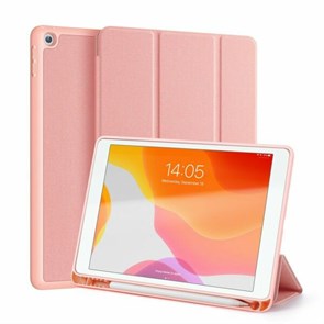 Чехол для iPad 10.2 Gurdini c кармашком для Apple Pencil, розовый 4665299808158
