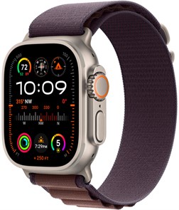 Умные часы Watch Ultra 2 49mm Titanium Case with Indigo Alpine Loop (MRET3) MRET3
