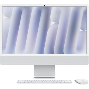 Моноблок iMac 24" 2024 Retina 4,5K (M4 10C CPU, 10C GPU) 24Gb, 512Gb SSD Silver, серебристый (MCR24) MCR24