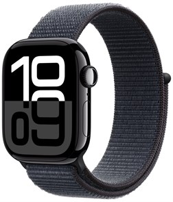 Умные часы Watch S10 42mm Jet Black Aluminum Case with Ink Sport Loop MWWG3