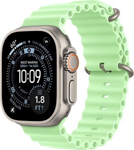 Умные часы Watch Ultra 3 49mm Natural Titanium Case with Neon Green Ocean Band 4665299810027