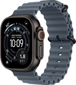 Умные часы Watch Ultra 3 49mm Black Titanium Case with Anchor Blue Ocean Band 4665299810024