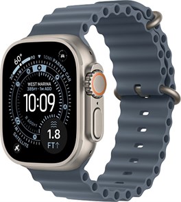 Умные часы Watch Ultra 3 49mm Natural Titanium Case with Anchor Blue Ocean Band 4665299810025