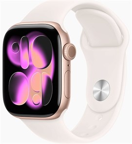 Умные часы Watch S11 46mm Rose Gold Aluminum Case with Light Blush Sport Band 4665299810051