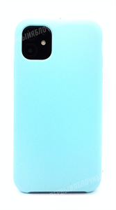 Чехол для iPhone 11, Luquid Silicone Case, Deppa, мятный