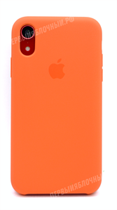 Чехол для iPhone Xr Silicone Case (Papaya), свежая папая (OR)