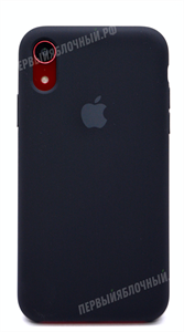 Чехол для iPhone Xr Silicone Case (Black), черный (OR)