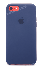 Чехол для iPhone SE 2020-22/7/8 Silicone Case (Midnight Blue), темно-синий (OR)