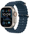 Умные часы Watch Ultra 2 49mm Titanium Case with Blue Ocean Band (MREG3) MREG3 - фото 77421