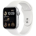Умные часы Watch SE 2 44mm Silver Aluminum Case with White Sport Band (MNLD3) MNLD3 - фото 77642