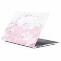 Чехол для MacBook Pro Retina 13' Gurdini (2016-2019, Touchbar), пластиковый, мрамор розовый 4665299804262 - фото 78276