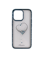Чехол для iPhone 13 Pro Kingsbar силиконовый, сердце, голубой 4665299807322 - фото 78396