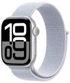 Умные часы Watch S10 46mm Silver Aluminum Case with Blue Cloud Sport Loop MWWN3 - фото 78719